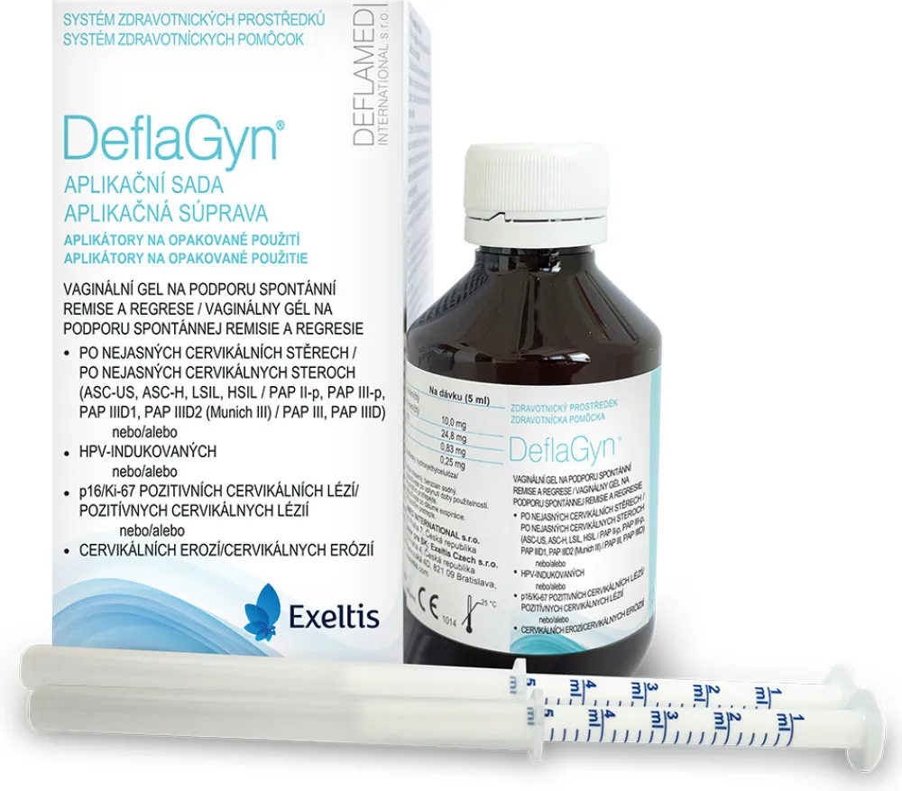 DeflaGyn aplikační sada 2 aplikátory + gel 150ml