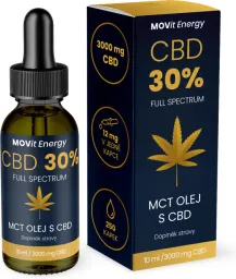 MOVit CBD 30% Full Spectrum MCT olej 10ml