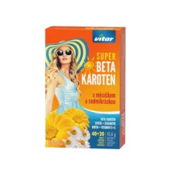 Vitar Super Beta-karot.+měsíček+7kráska tbl.80+40