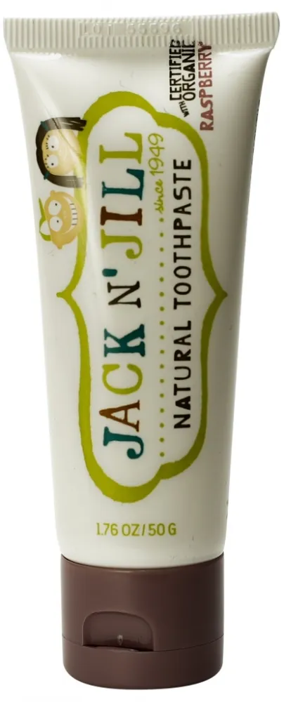 Jack N Jill Přírodní zubní pasta dětská Malina 50g