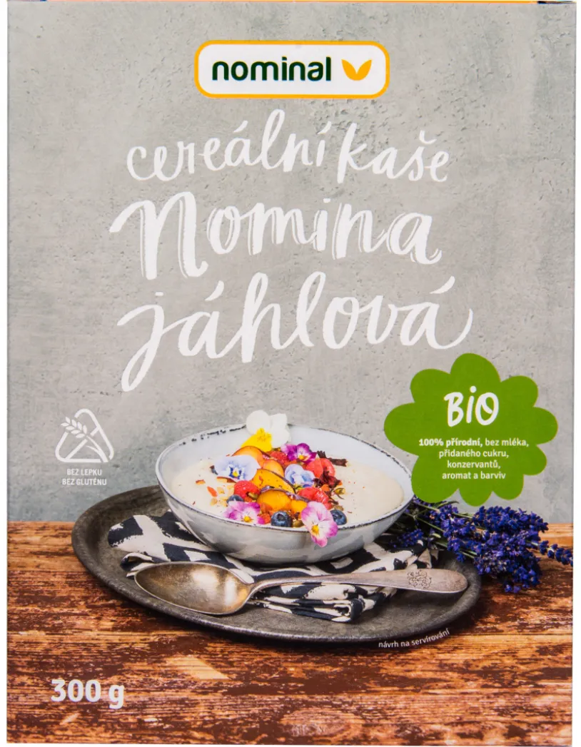 Nomina cereální kaše jáhlová bez lepku 300g