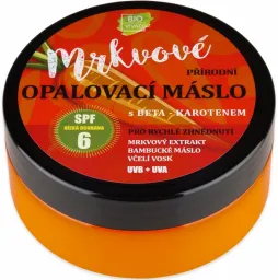VIVACO mrkvové opalovací máslo SPF6 150ml