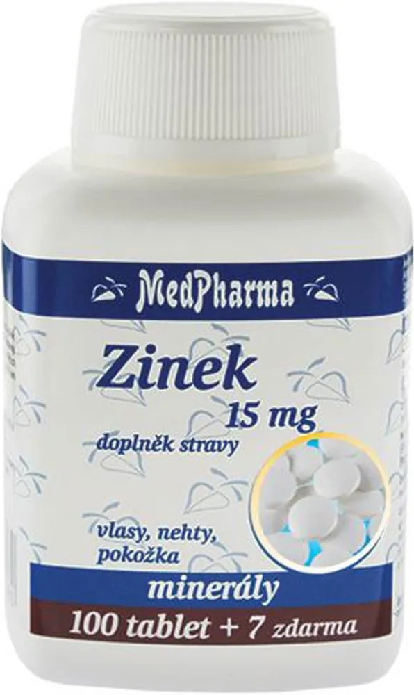 MedPharma Zinek 15mg tbl.107