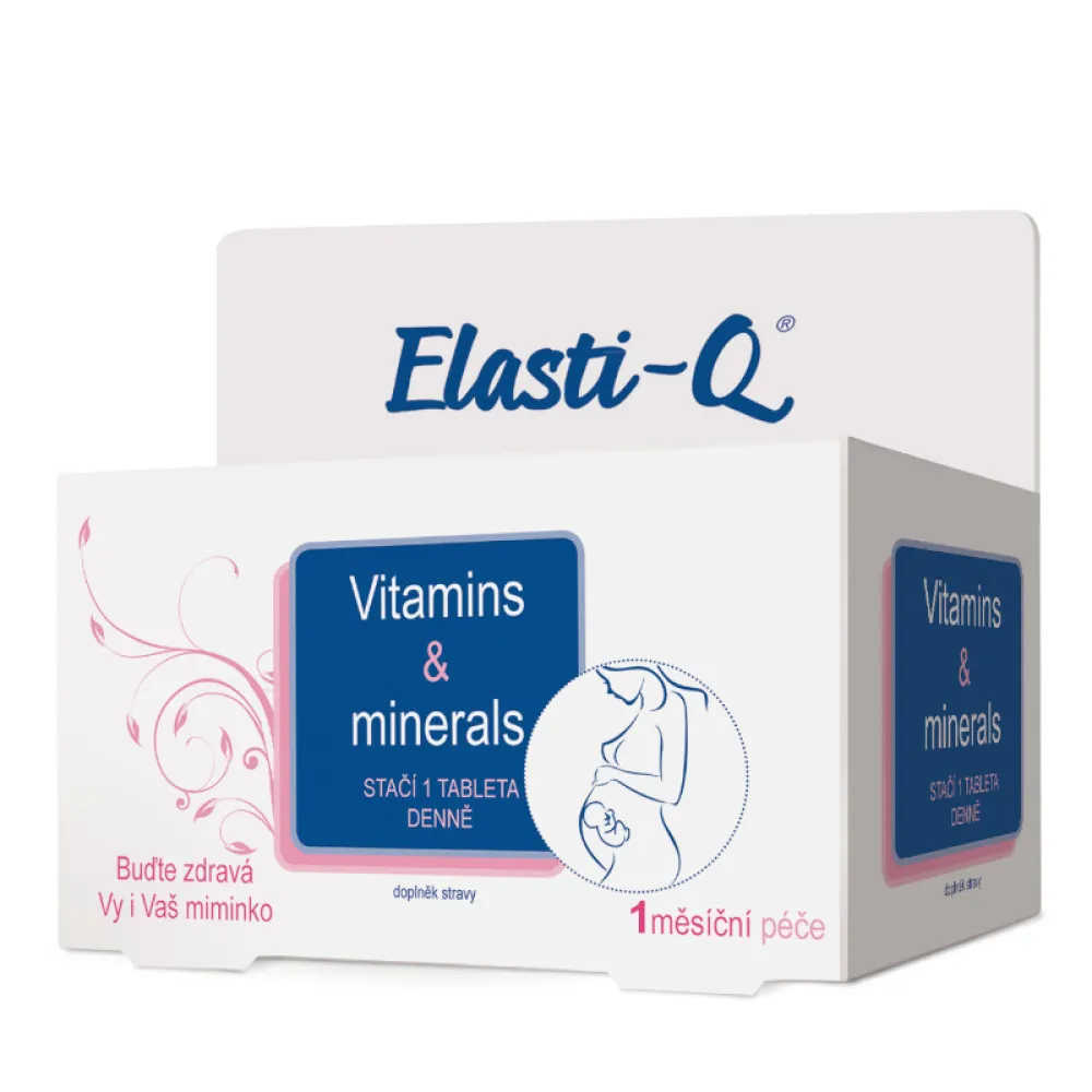 Elasti-Q Vitamins & Minerals s post.uvolňov.tbl.30