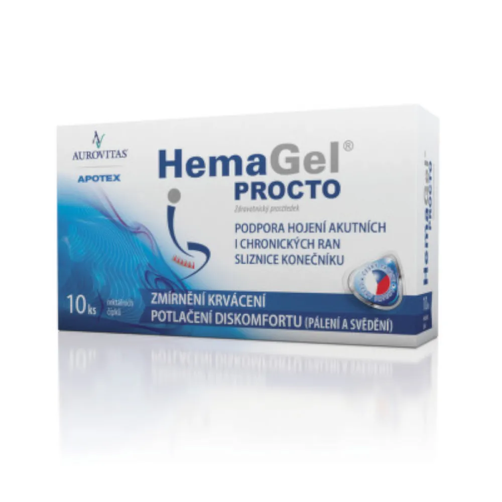HemaGel PROCTO čípky 10ks
