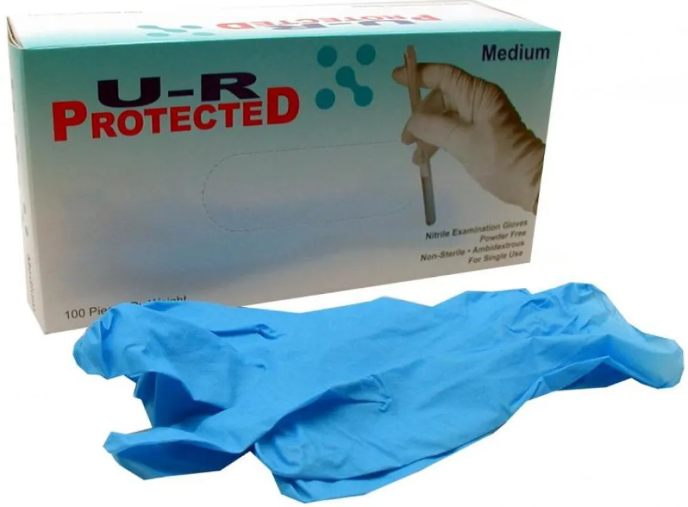 Rukavice nitrilové MAXTER bezpudrové vel.L 100ks