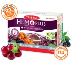TEREZIA HEMO PLUS + kyselina listová 60 kapslí