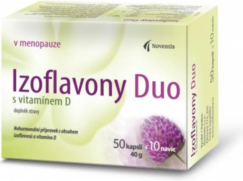 Izoflavony Duo s vitamínem D cps.50+10