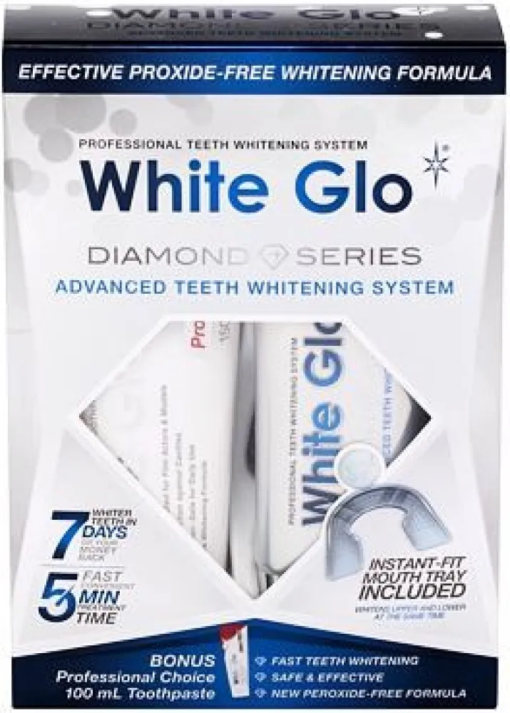 WHITE GLO Bělicí set gel 50ml+běl.pasta 100ml