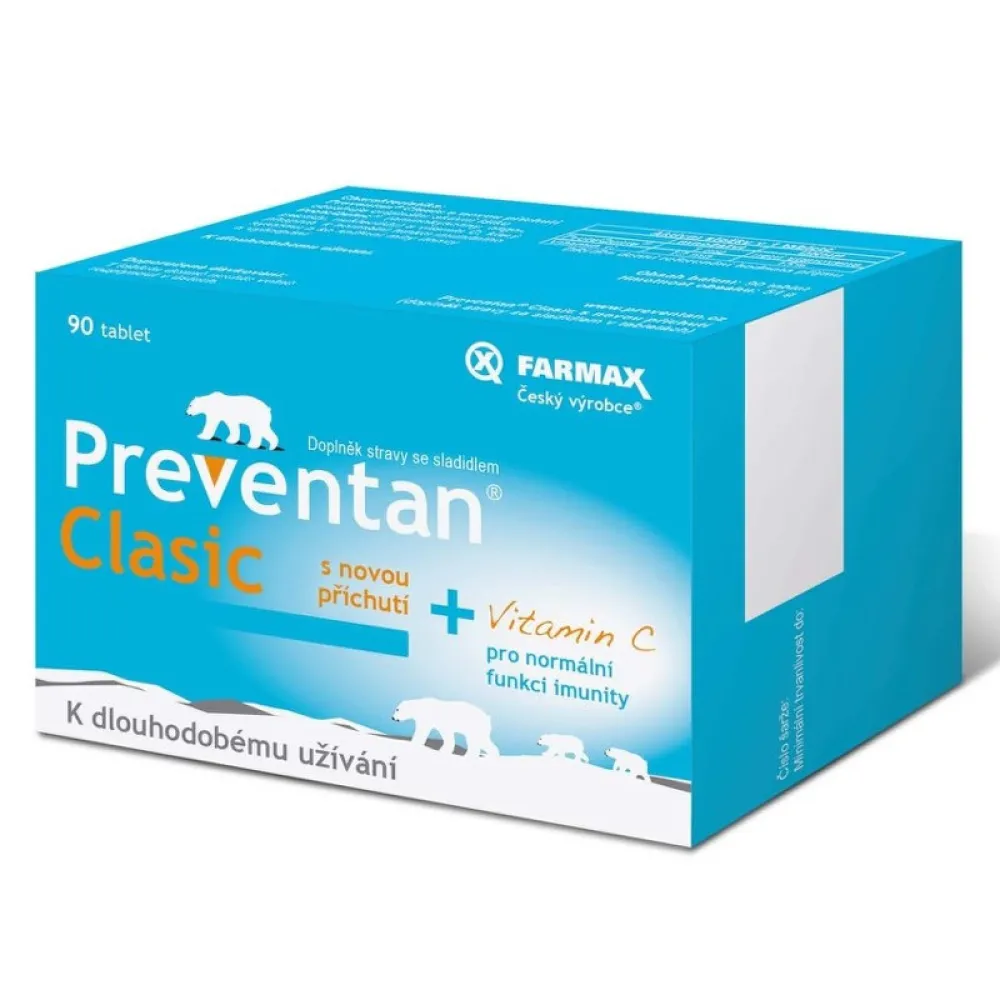 Preventan Clasic s příchutí tbl.90