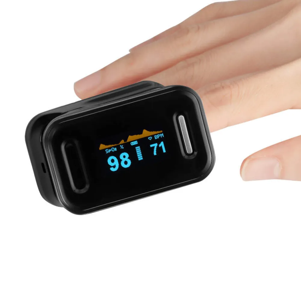 DEPAN pulzní oxymetr YK-81C OLED černý