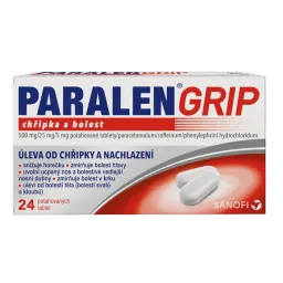 Paralen Grip chřipka+bolest 500/25/5mg tbl.flm24 I