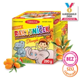 TEREZIA RAKYTNÍČEK multivitaminové želatinky s rakytníkem - DŽUNGLE 70 ks (280 g)