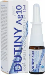 STŘÍBRO Dutiny koloidní Ag10 nosní sprej 15ml