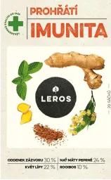 LEROS Prohřátí imunita čaj 20x2g