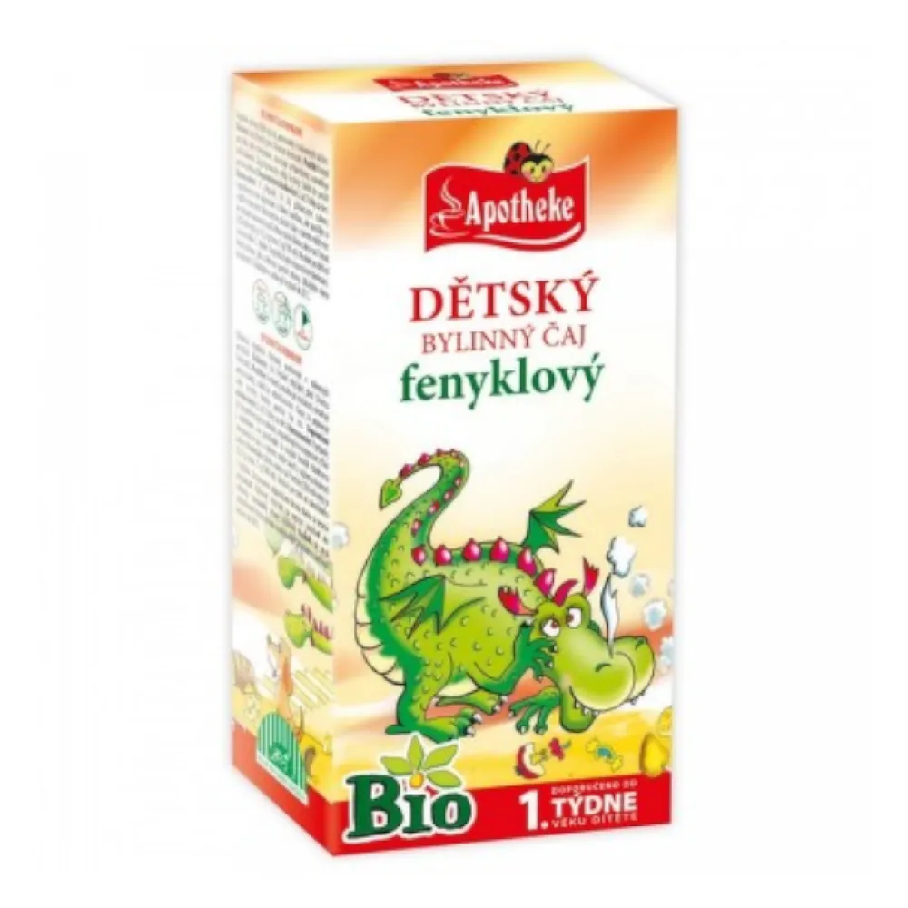 Apotheke Dětský bylinný čaj fenyklový BIO 20x1.5g