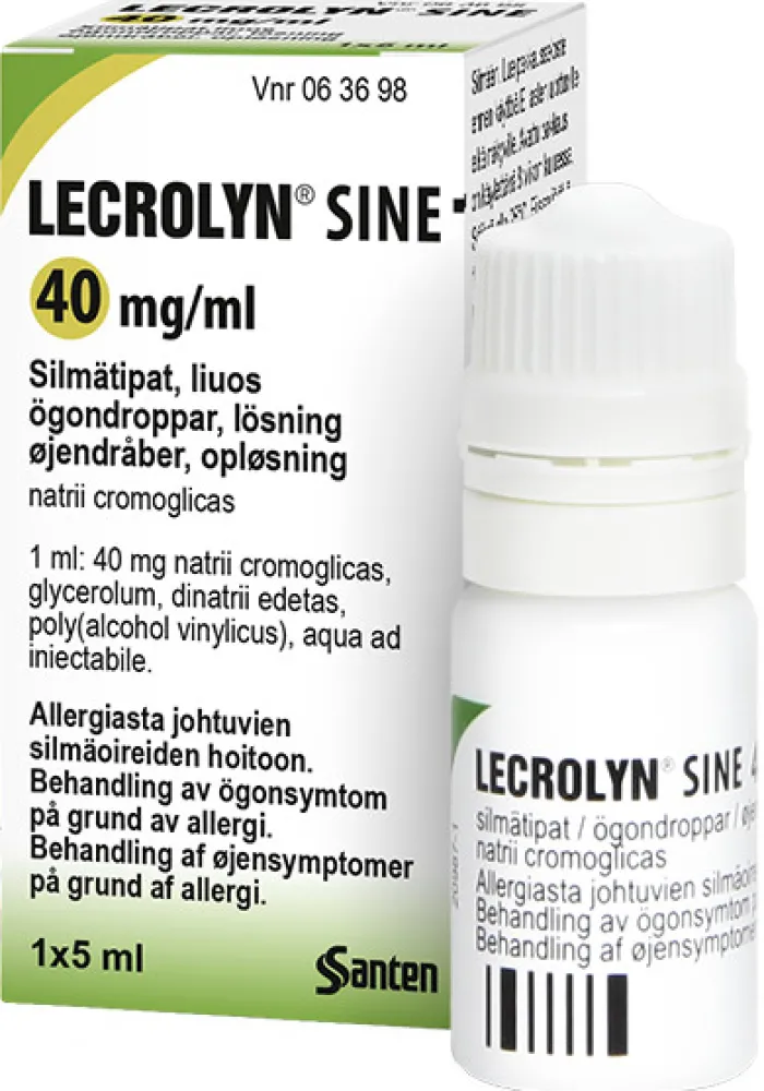 Lecrolyn 40 mg/ml oph. gtt. sol. 1x10ml