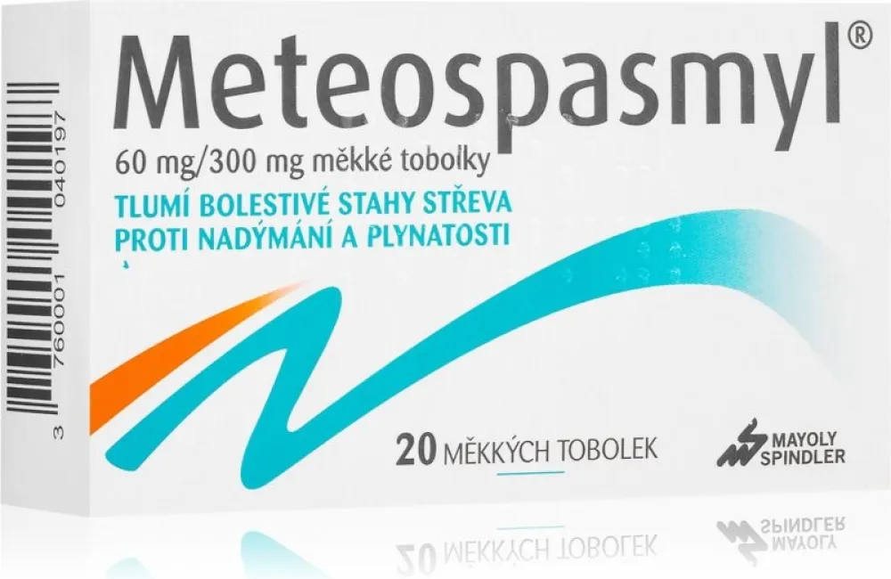 Meteospasmyl 60mg/300mg cps.mol.20
