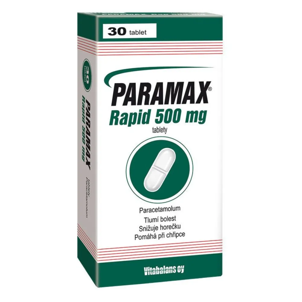 Paramax Rapid 500mg por.tbl.nob.30x500mg