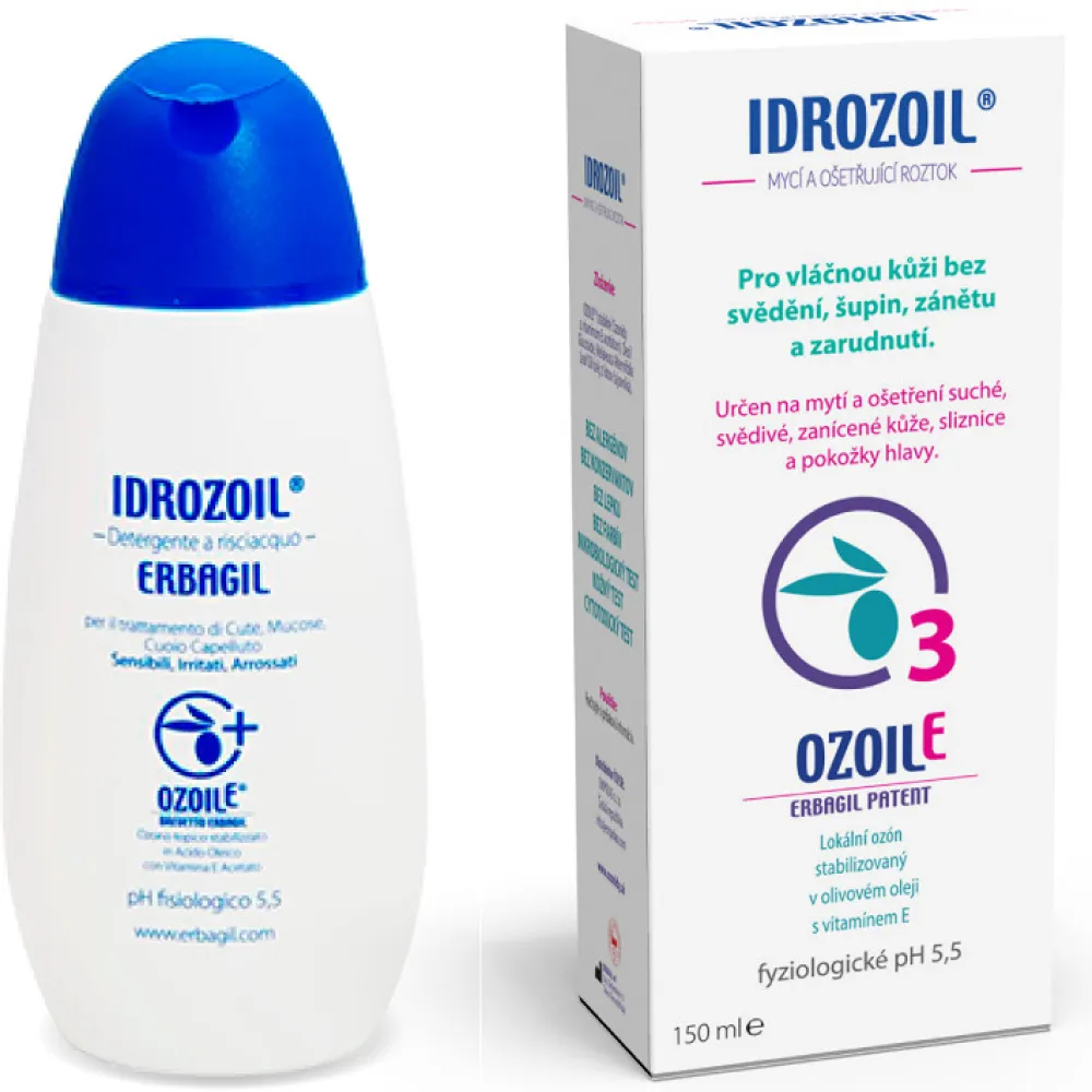 IDROZOIL mycí a ošetřující roztok 150ml