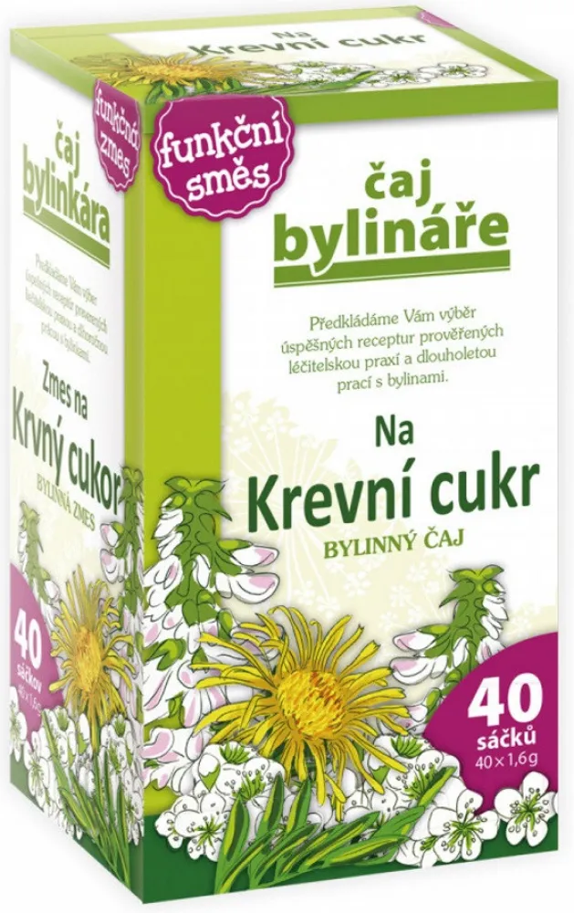 Čaj Bylináře Na krevní cukr 40x1.6g