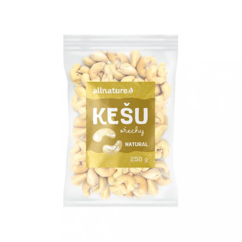 Allnature Kešu jádra 250g