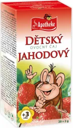 Apotheke Dětský ovocný čaj jahodový 20x2g