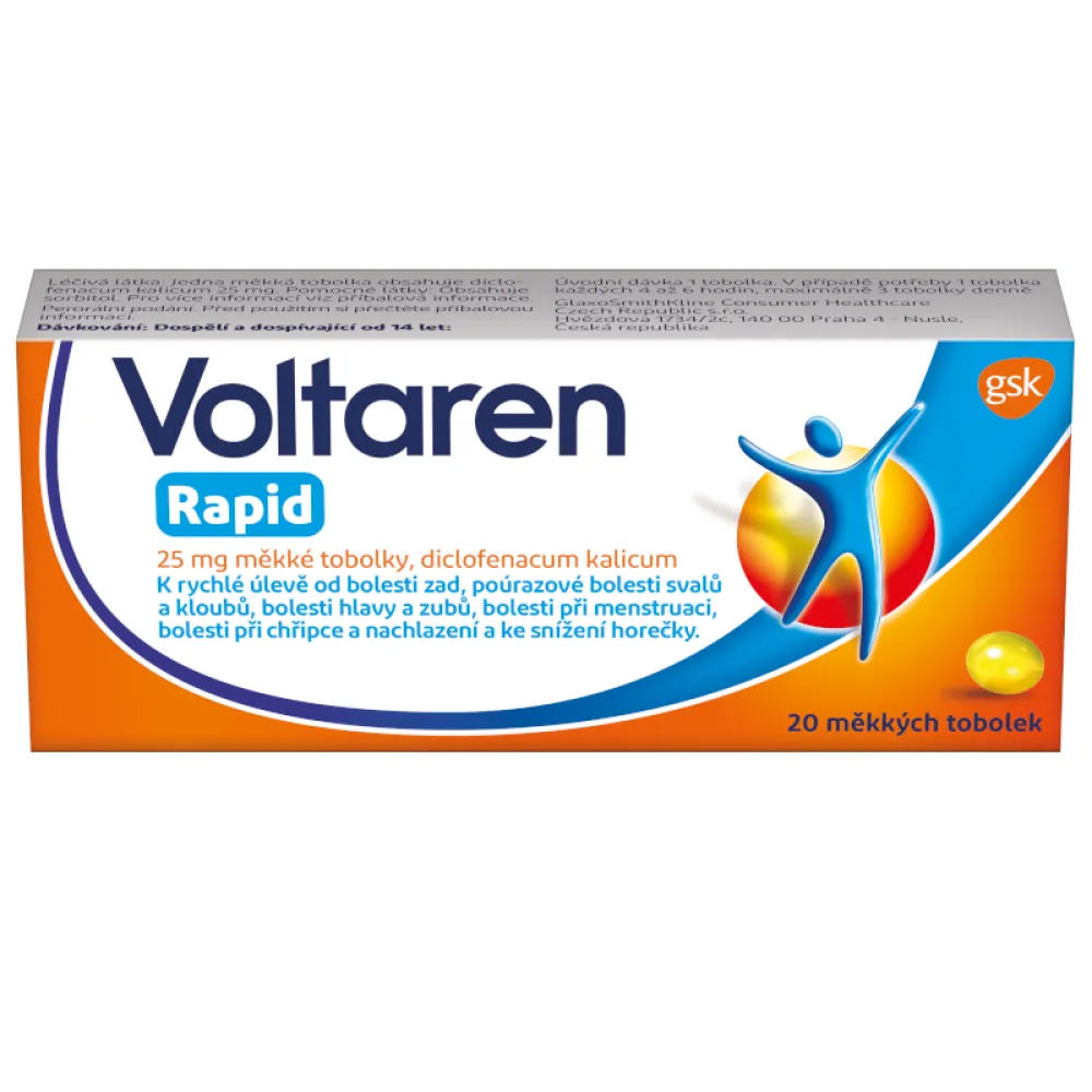Voltaren Rapid 25mg cps.mol.20 I