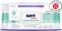 Seni Care vlhčené ubrousky Sensitive 68ks