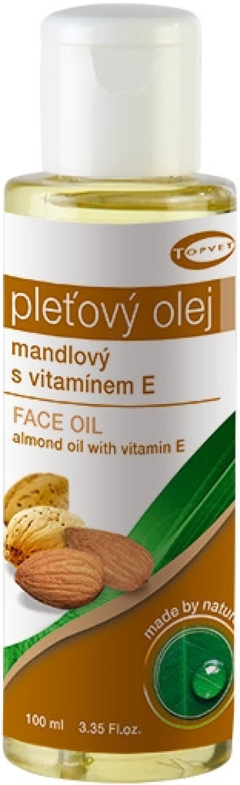 TOPVET Mandlový pleťový olej 100ml