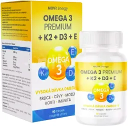 MOVit Omega 3 Premium+K2+D3+E tob.90