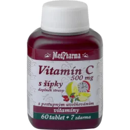 MedPharma Vitamin C 500mg s šípky tbl.67 prod.úč.