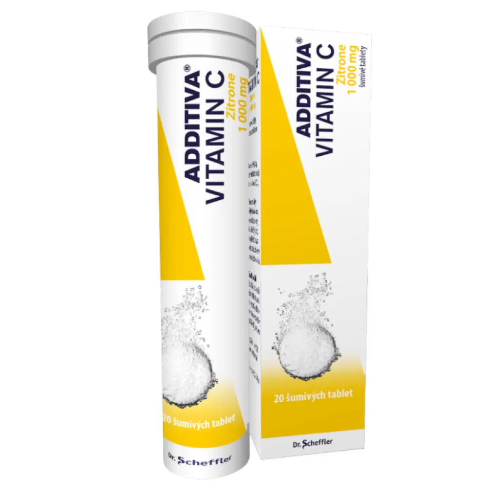 Additiva Vitamin C Zitrone 1000mg tbl.eff.20