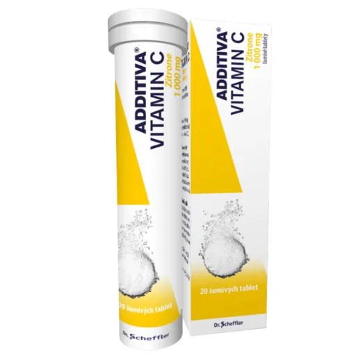 Additiva vitamin C Zitrone 1000mg tbl.eff.20