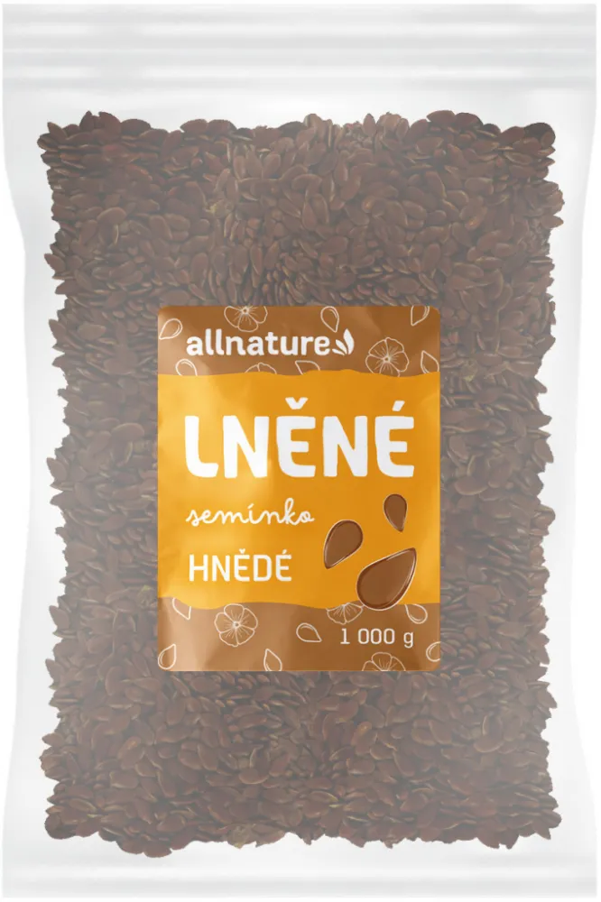 Allnature Lněné semínko hnědé 1000g