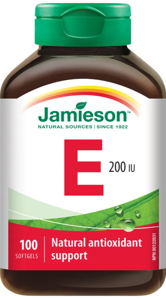 JAMIESON Vitamín E 200 IU cps.100