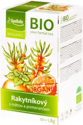 Apotheke BIO Rakytníkový máta pomeranč čaj20x1.8g