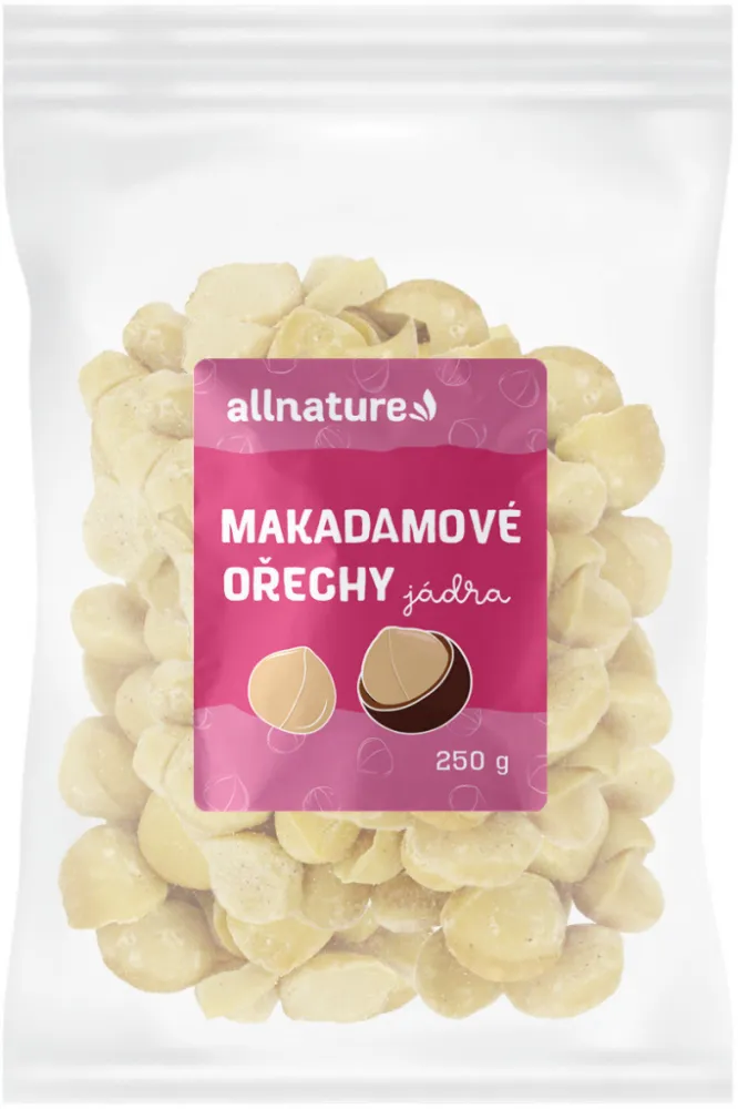 Allnature Makadamové ořechy 250g