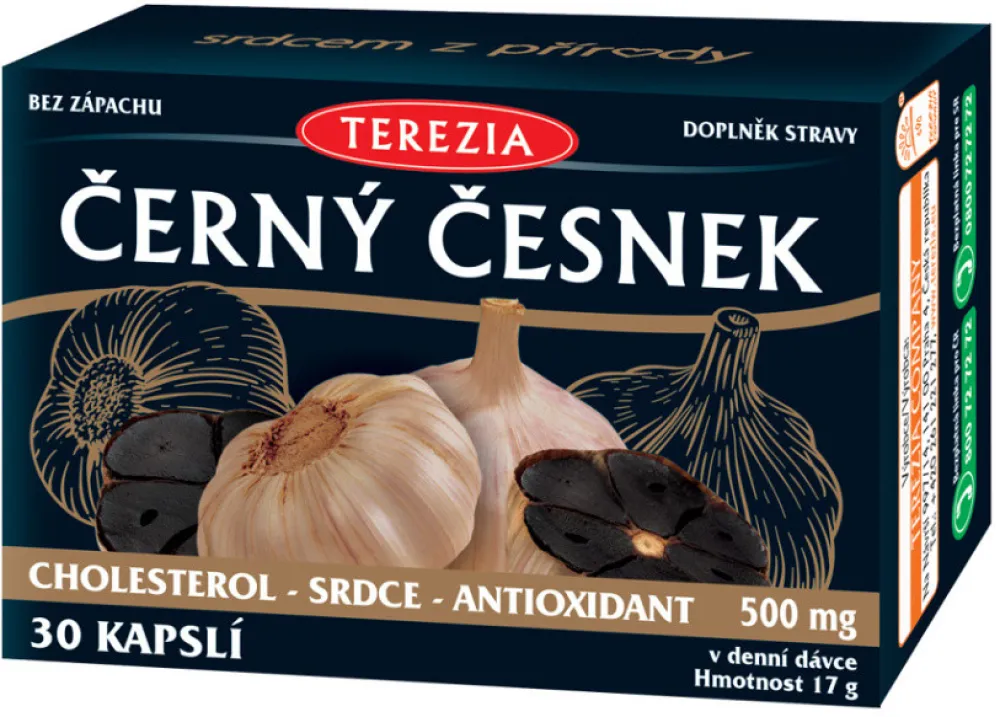 TEREZIA Černý česnek cps.30