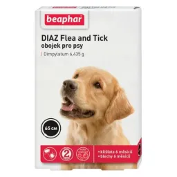 beaphar DIAZ Flea and Tick 6.435g obojek psy 65cm