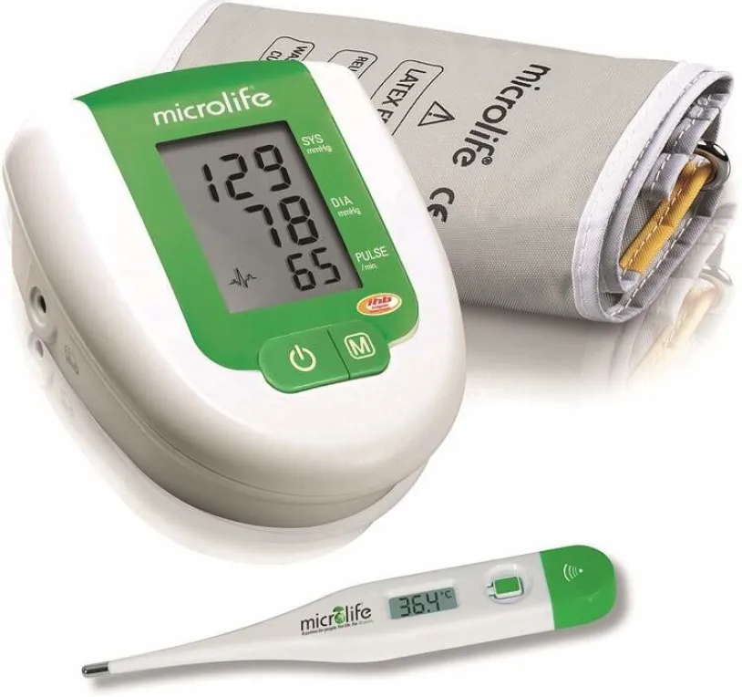 Microlife Tlakoměr BP 3AG1+teploměr MT3001+adaptér