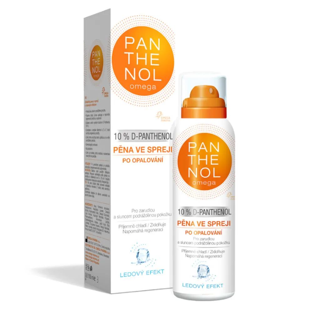Panthenol Omega chladivá pěna sprej 10% 150ml