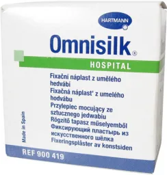 Náplast Omnisilk bílé hedvábí 2.5cmx9.2m/1ks