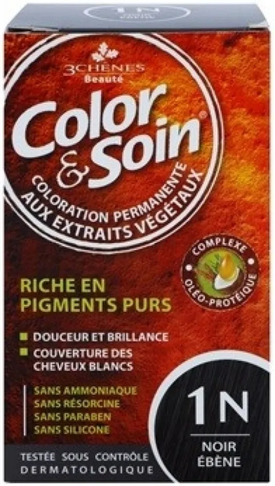Barva Color&Soin 1N - ebenová černá 135ml