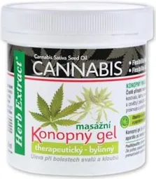 HerbExtract Cannabis konopný masážní gel 250ml