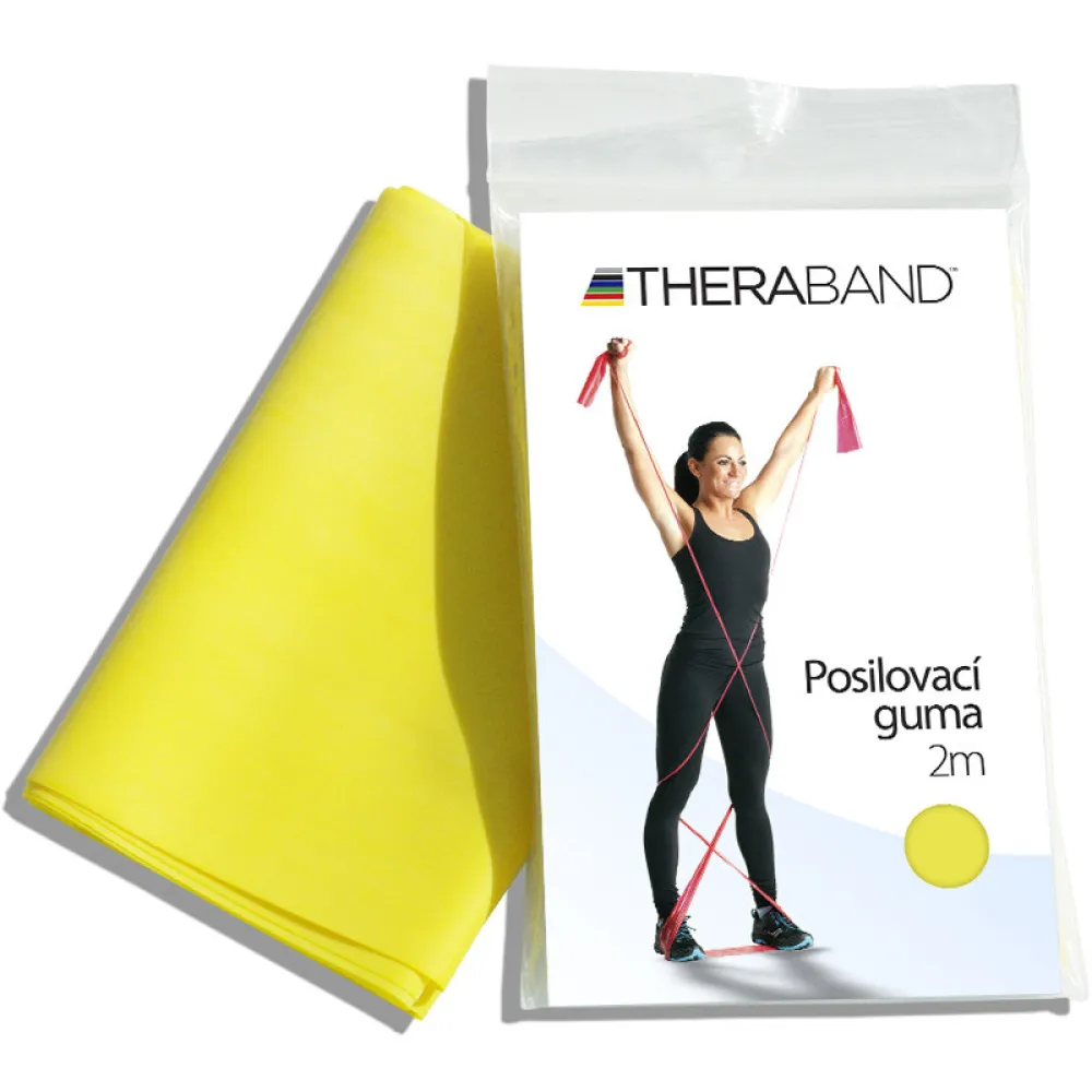 TheraBand Posilovací guma 2m žlutá 1.3kg