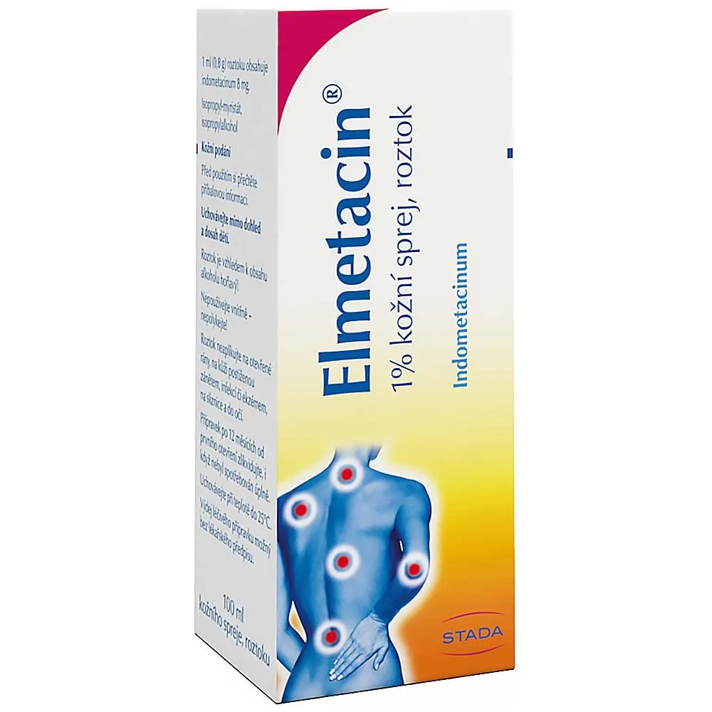 Elmetacin 8mg/ml drm.spr.sol.1x100ml