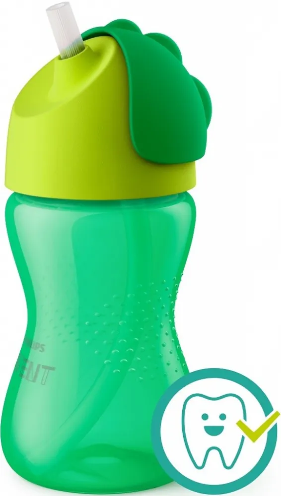 AVENT Hrnek s ohebným brčkem 300ml chlapec