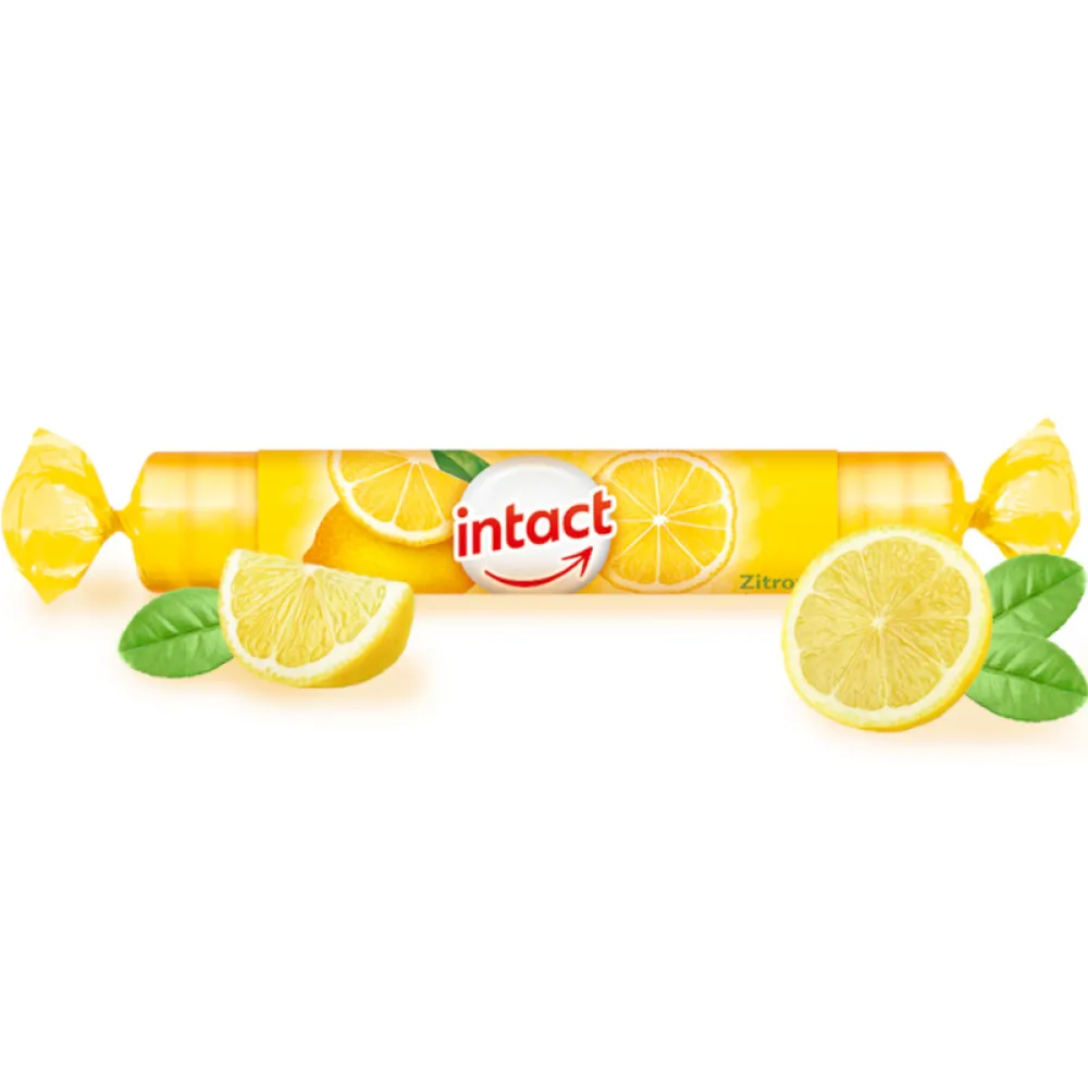 Intact hroznový cukr s vitaminem C Citron 40g