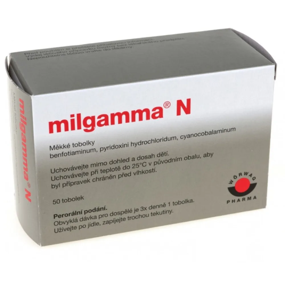 Milgamma N 40mg/90mg/0.25mg cps.mol.50